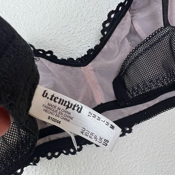 B . Tempt’d Ciao Bella Underwire Balconette Bra size M - Picture 4 of 5